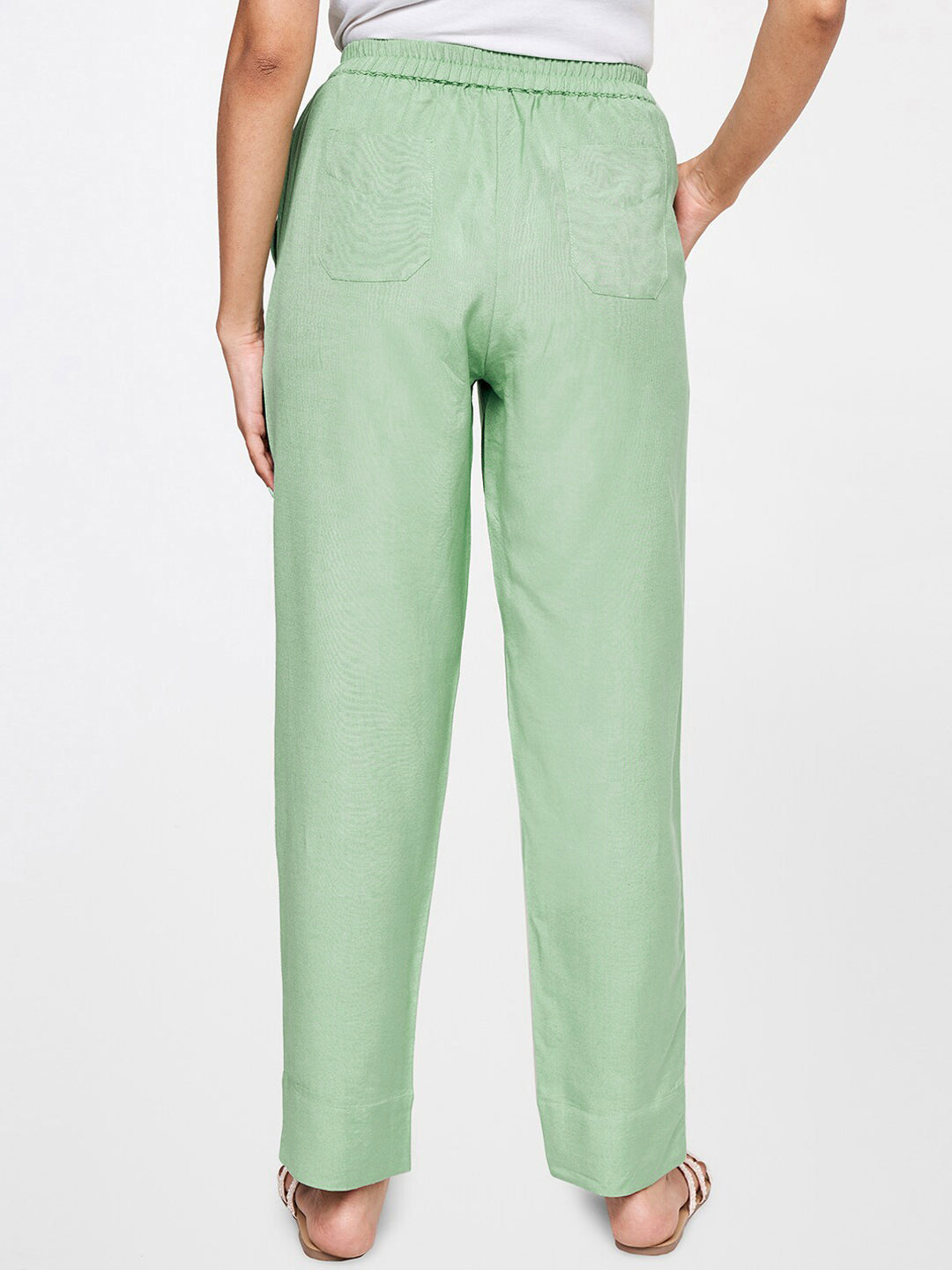 Global Desi Women Straight Fit Trousers