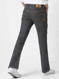 Urbano Fashion Men Bootcut Light Fade Stretchable Jeans