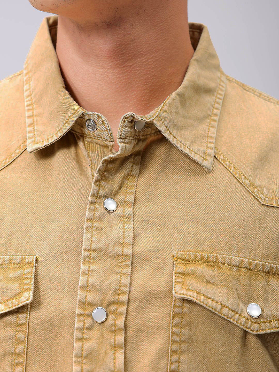 The Indian Garage Co Men Boxy Pure Cotton Casual Shirt