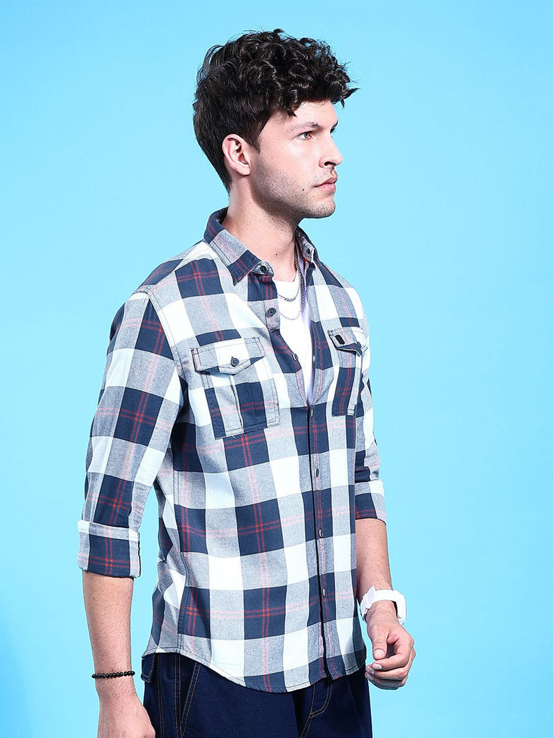 The Indian Garage Co Checked Casual Shirt