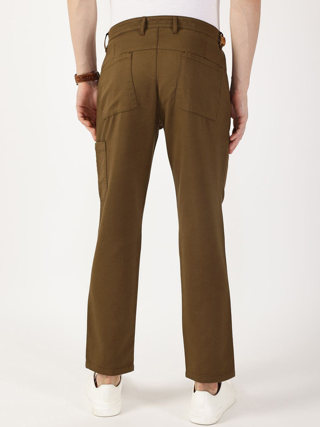 Thomas Scott Men Smart Regular Fit Mid-Rise Chinos