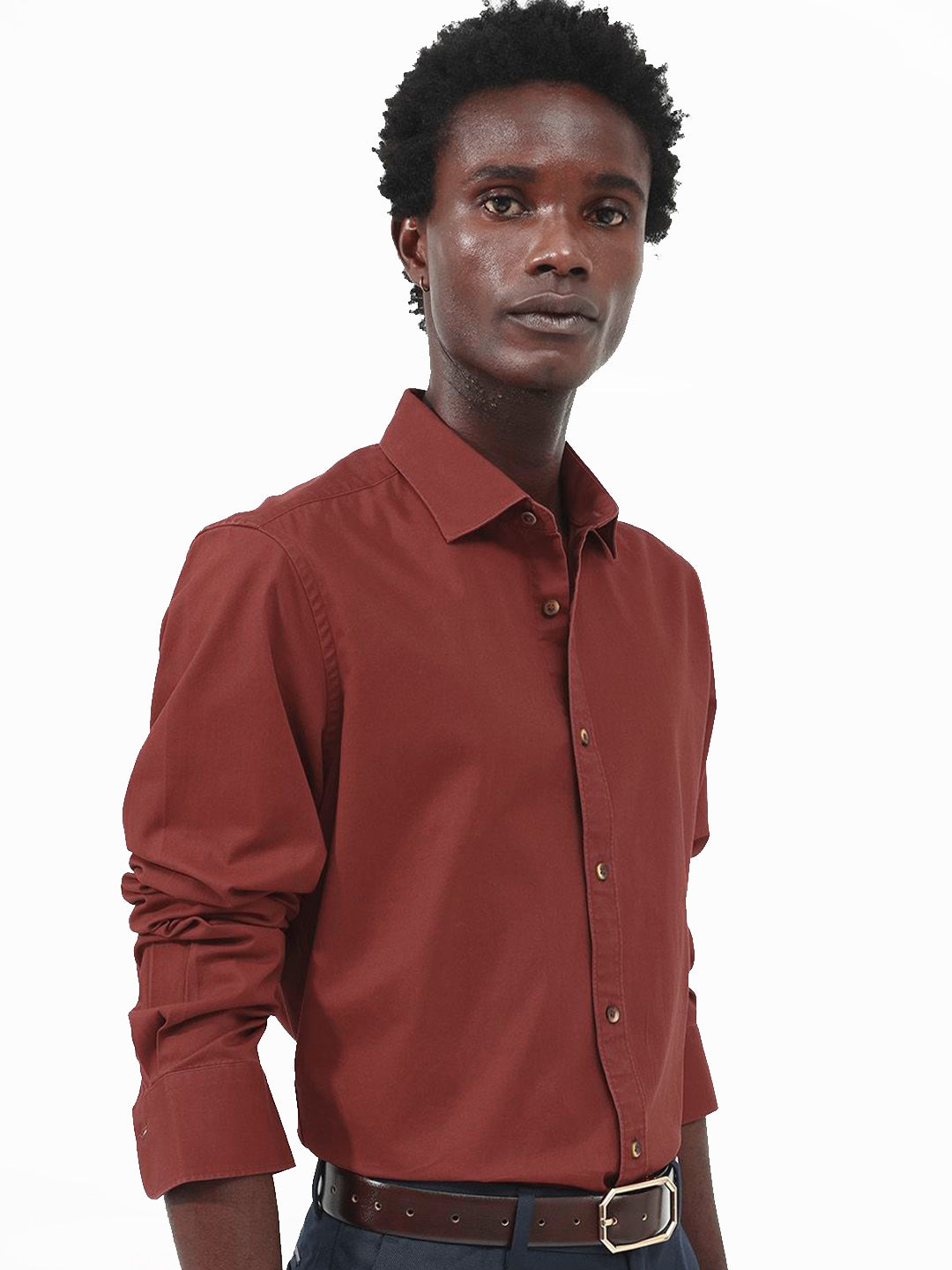 RARE RABBIT Men Arlet Regular Fit Spread Collar Shirt