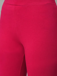 W Festive Floral Print Rayon Kurta With Tight