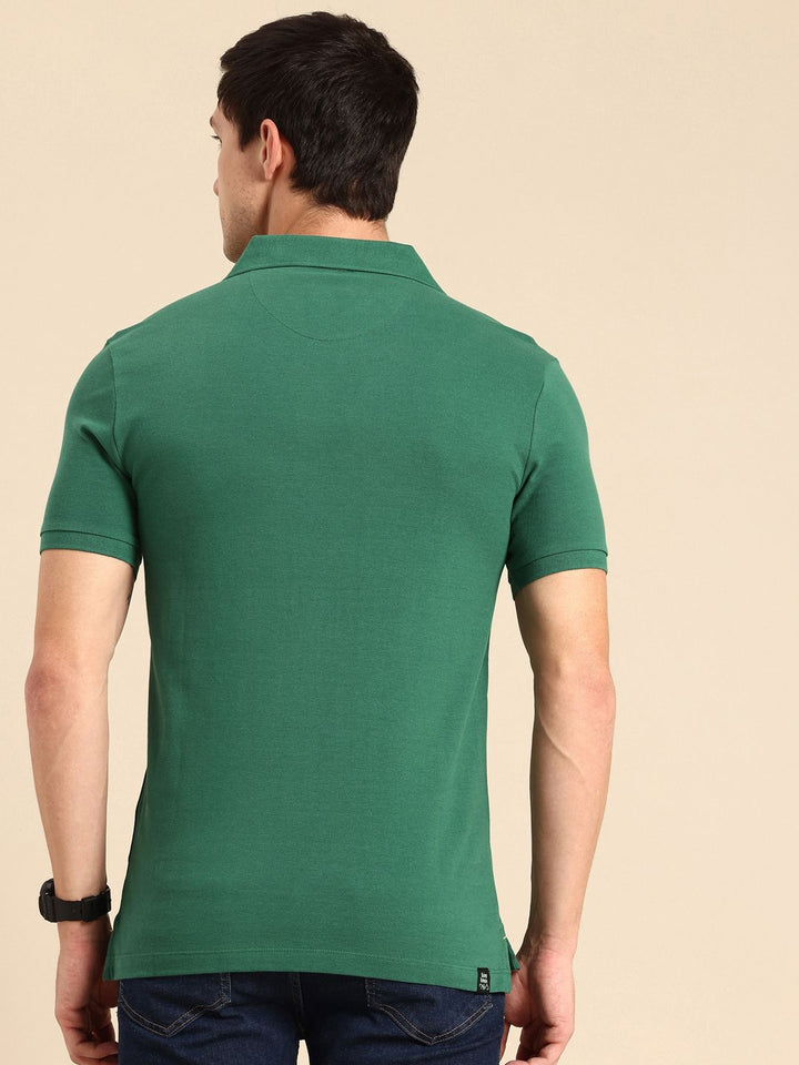 Being Human Polo Collar Pure Cotton T-shirt