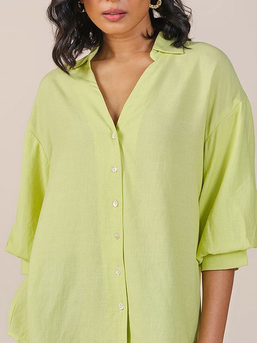 AND Shirt Style Solid Top