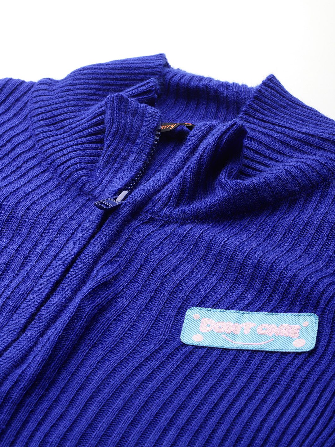DressBerry Pure Acrylic Ribbed Cardigan