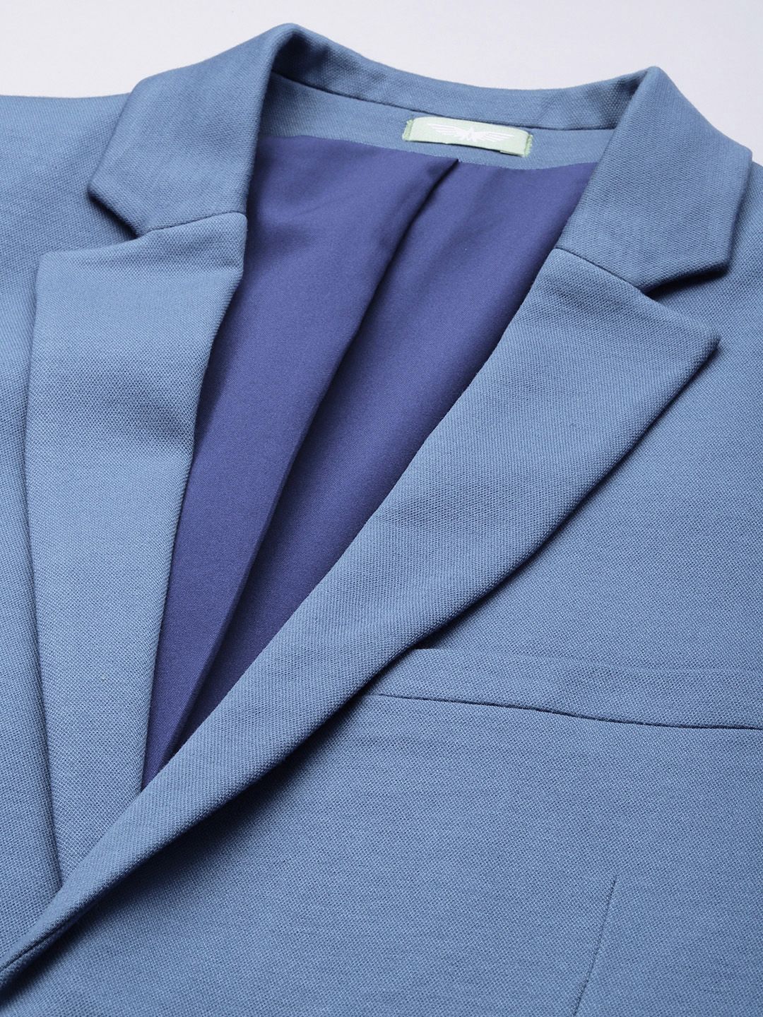 Park Avenue Super Slim Fit Solid Single Breasted Formal Blazer
