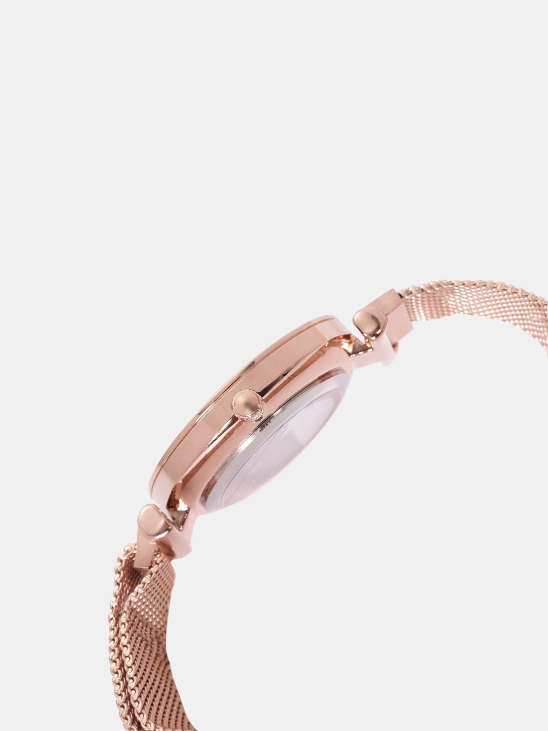 DressBerry Women Rose Gold-Toned Analogue Watch MFB-PN-LB-1236