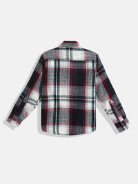 Monte Carlo Boys Checked Textured Shirt