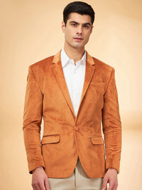 DENNISON Notch Lapel Collar Single-Breasted Blazer