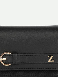 ZOUK Women Solid Textured Short Envelope