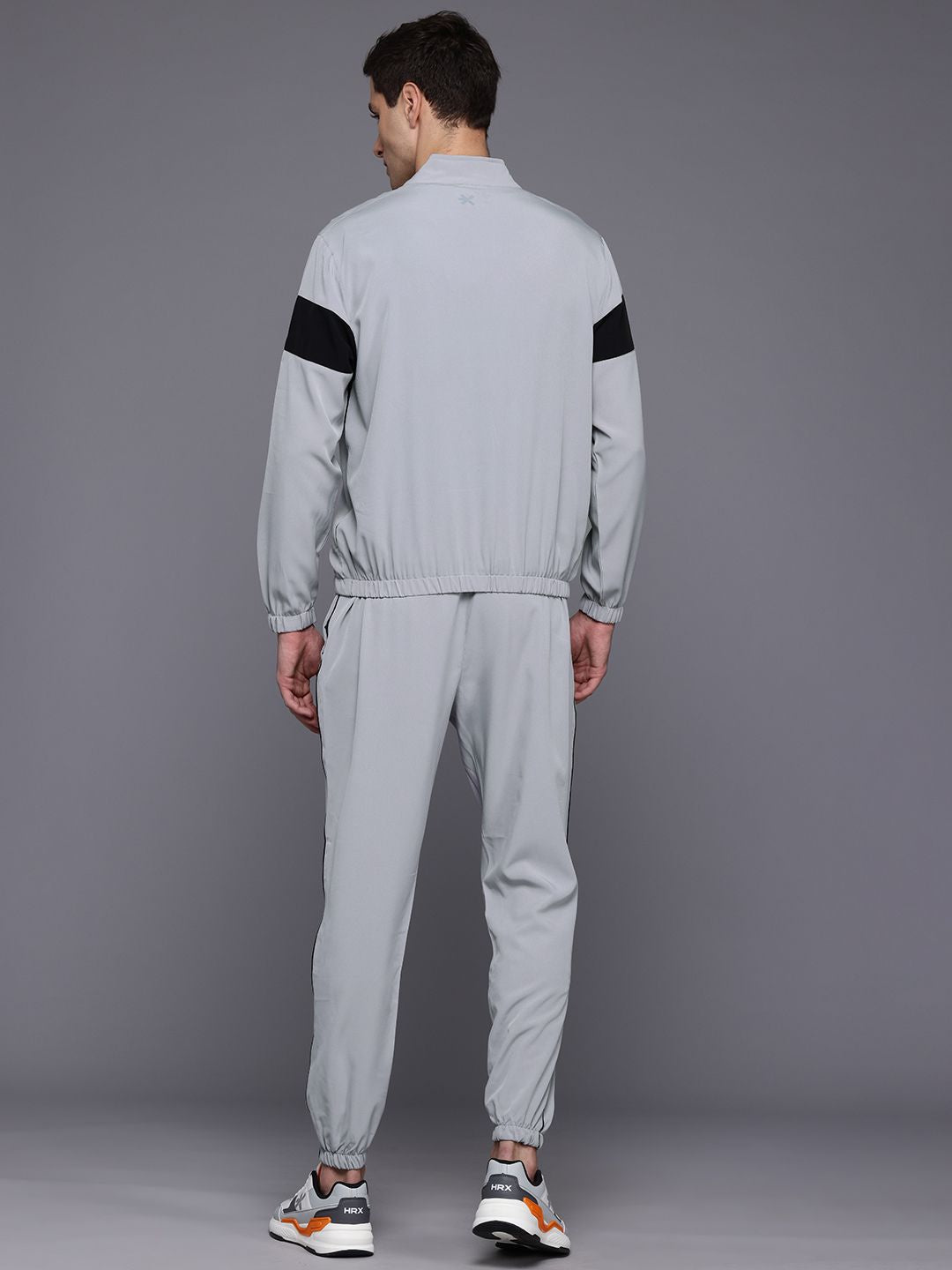 HRX by Hrithik Roshan Striped Rapid-Dry Running Tracksuit