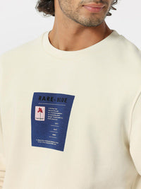 RARE RABBIT Men Rong Graphic Printed Sweatshirt