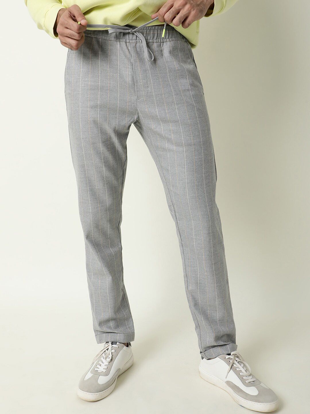 RARE RABBIT Men Slim Fit Trousers