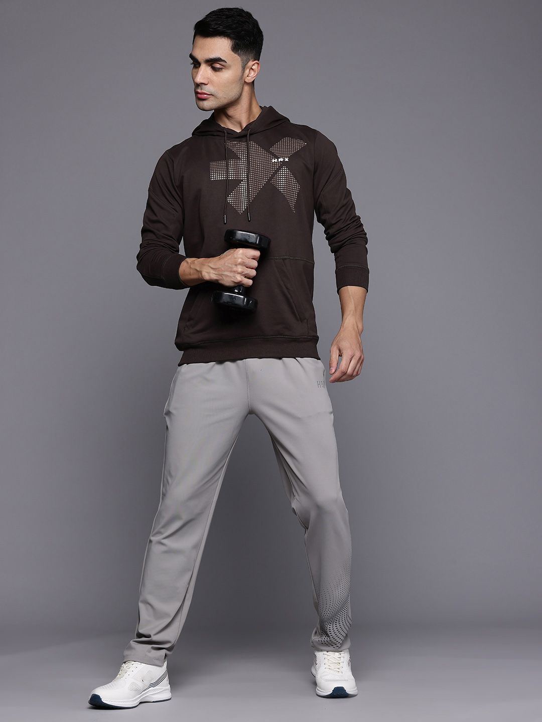 HRX by Hrithik Roshan Printed Hooded Sweatshirt