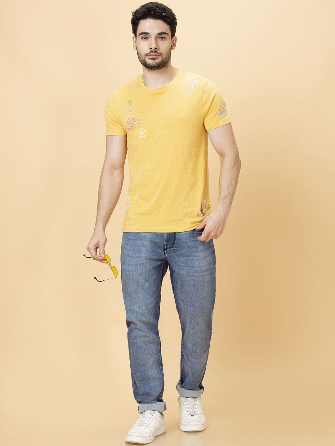 Being Human Men Skinny Fit Light Fade Jeans