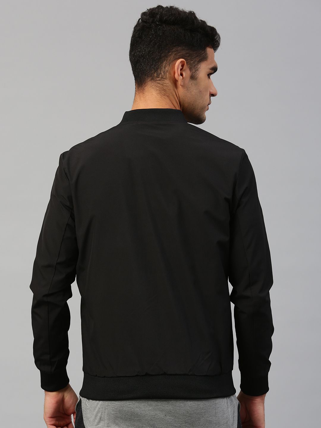 HRX by Hrithik Roshan Men Black Solid Bomber