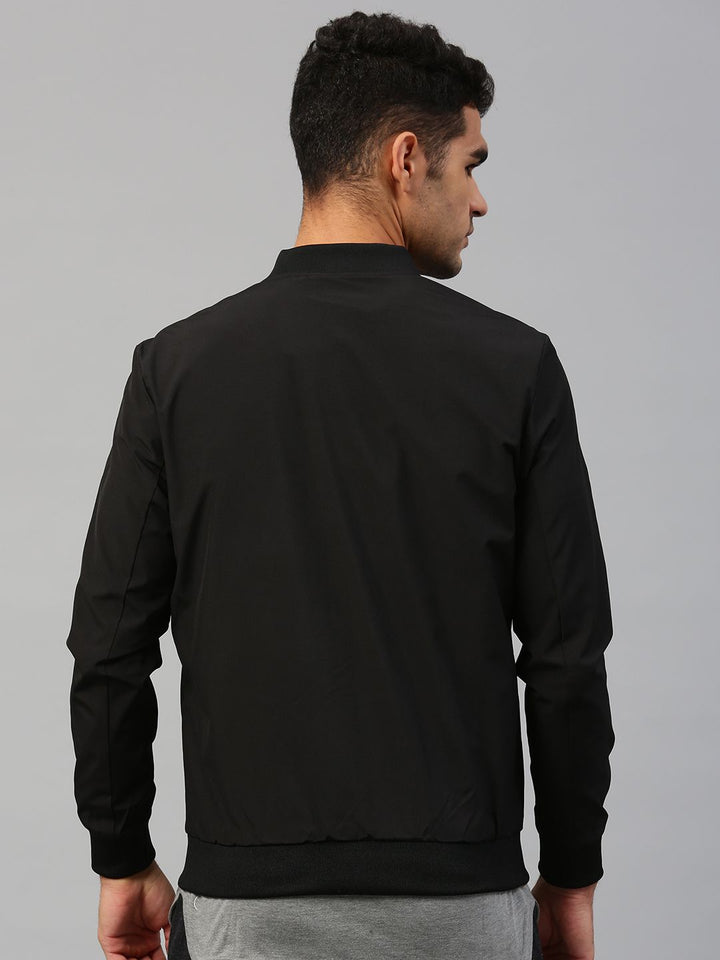 HRX by Hrithik Roshan Men Black Solid Bomber