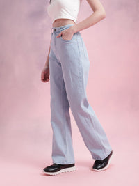 DressBerry Women High-Rise Straight Fit Stretchable Jeans