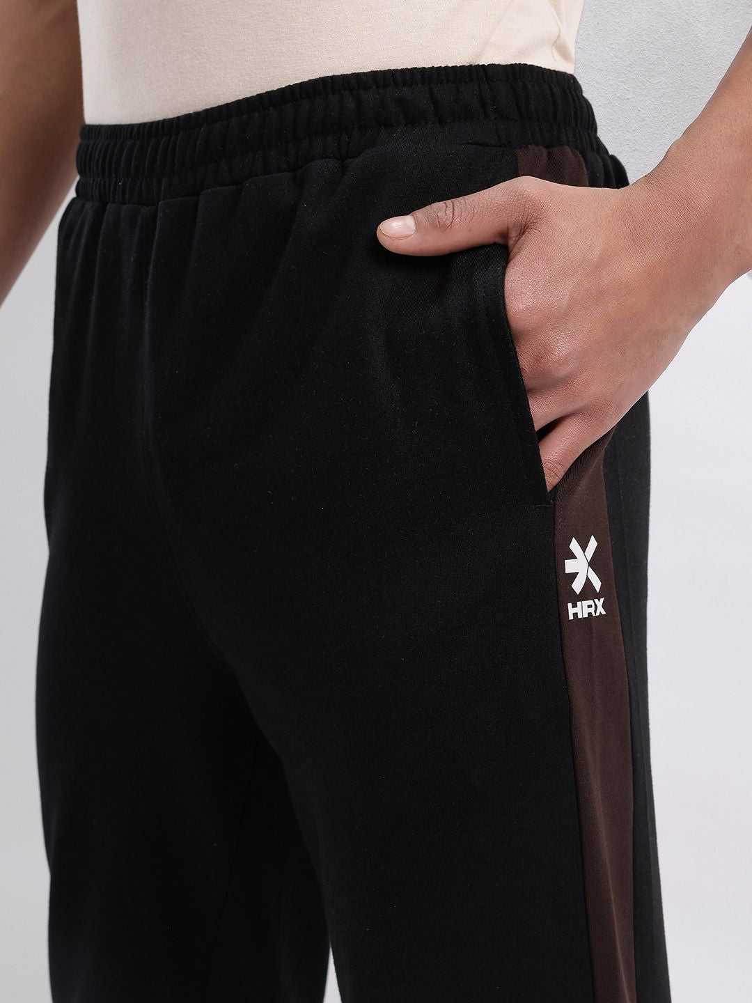 HRX by Hrithik Roshan Men Contrast Stripes Lifestyle Track Pants