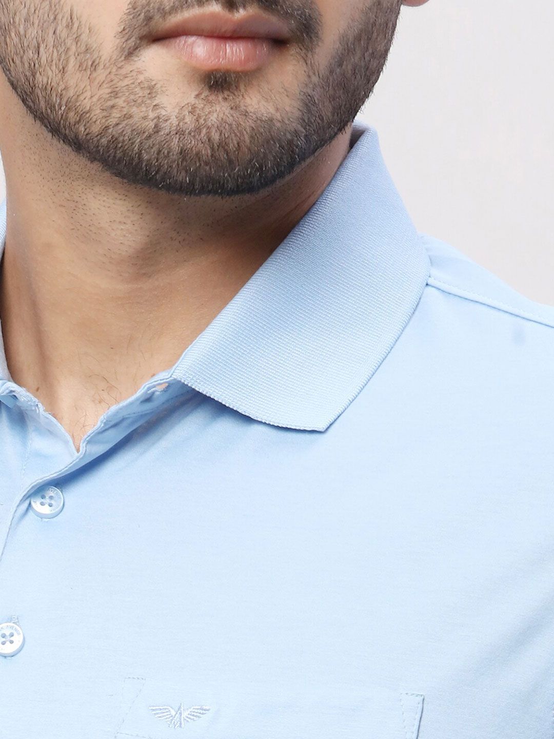 Park Avenue Men Polo Collar Pockets Slim Fit T-shirt