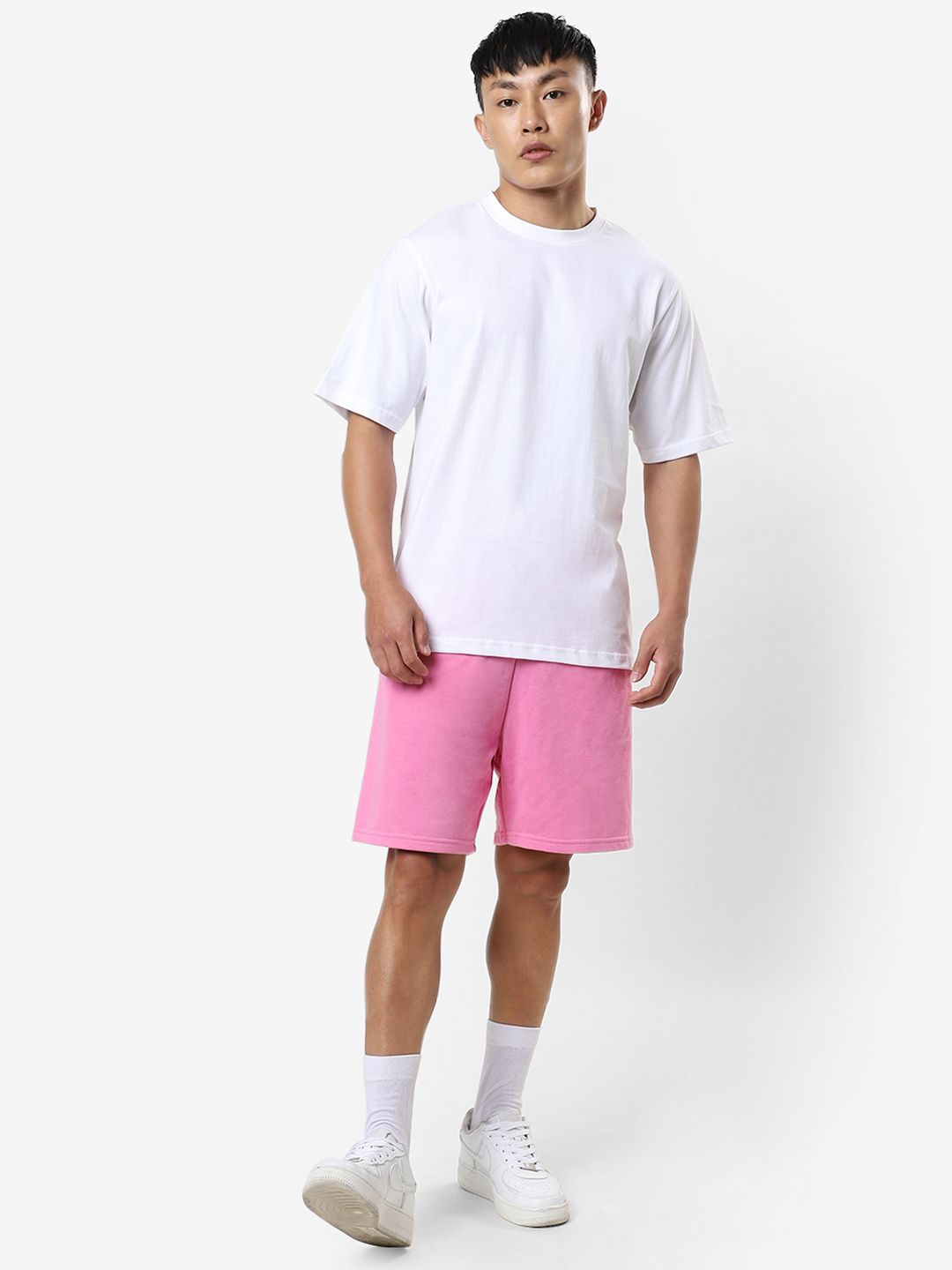 Bewakoof Men White Oversized T-shirt