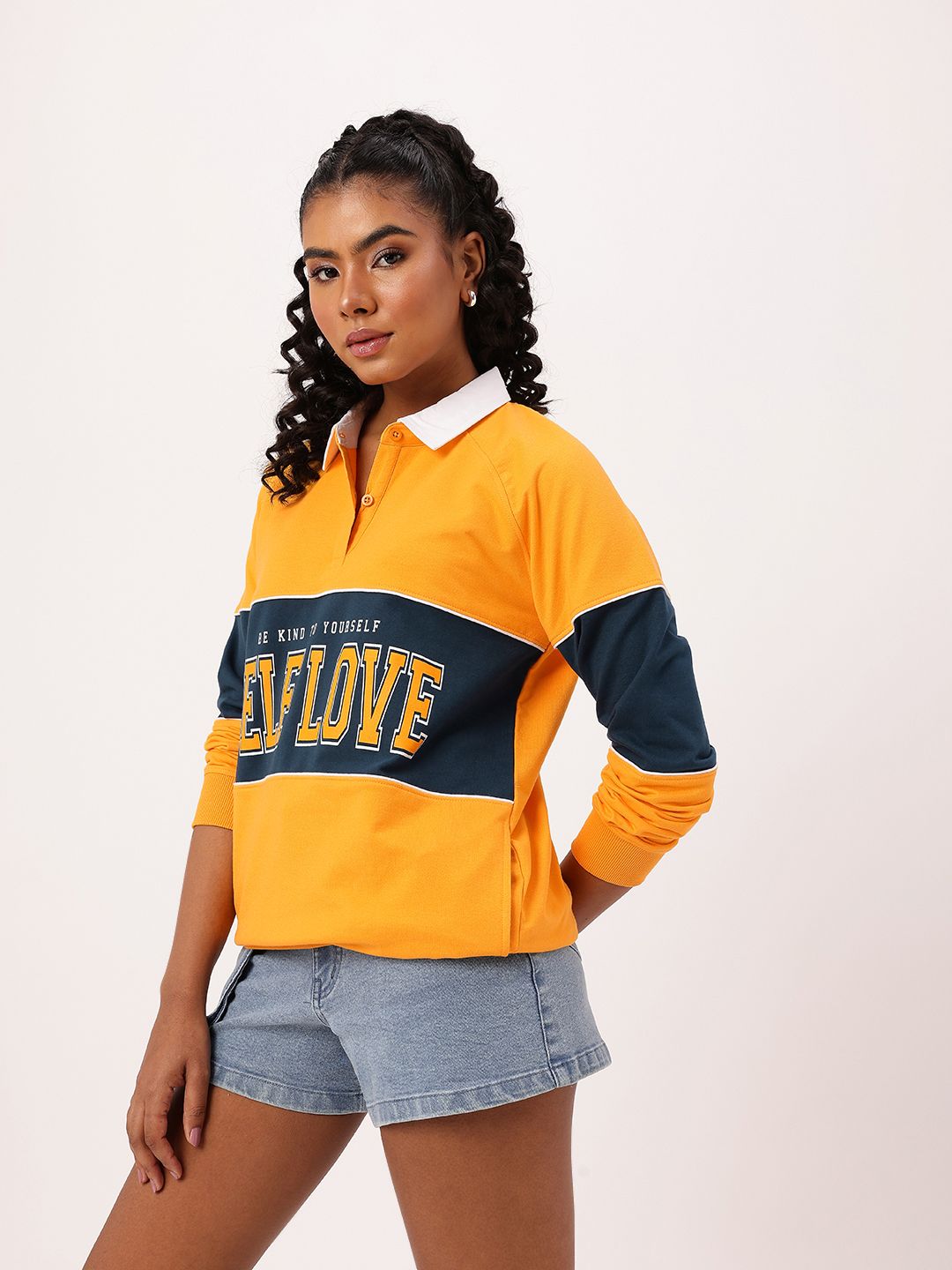 DressBerry Sporty Sophistication Typography Sweatshirts