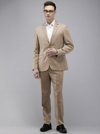 Park Avenue Solid Single Breasted Slim Fit 2 Piece Formal Suits
