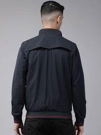 SPYKAR Solid Stand-Collar Bomber Jacket