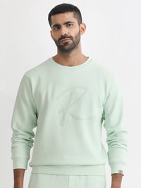 RARE RABBIT Men East Round Neck Sweatshirt