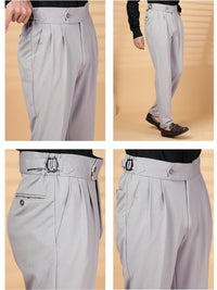 Moda Rapido Men Easy Wash Pleated Trousers