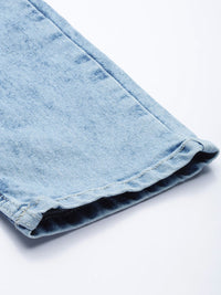 The Indian Garage Co Men Blue Slim Fit Low Distress Light Fade Stretchable Jeans