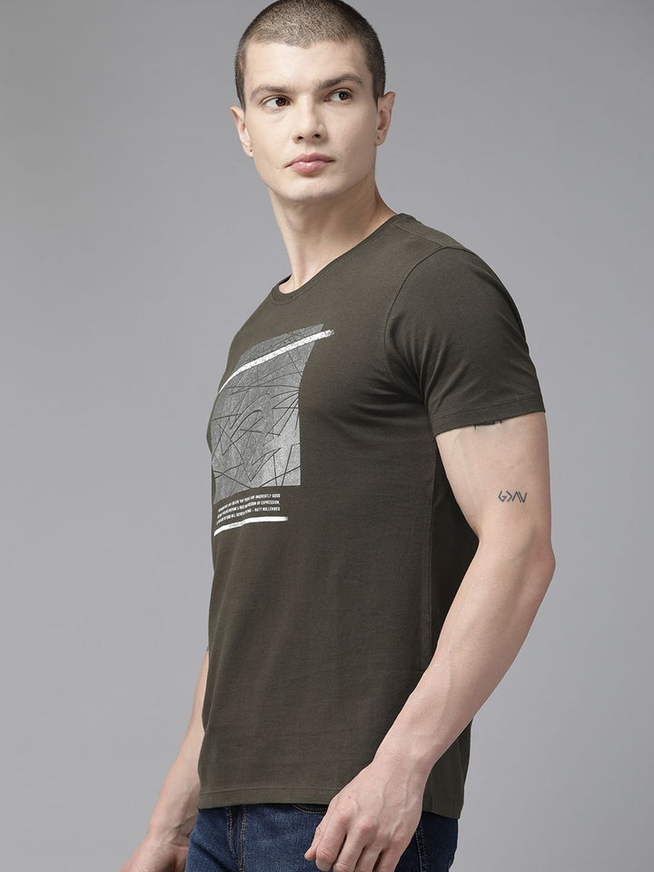 T-shirt Cotton Pure Printed Slim Fit