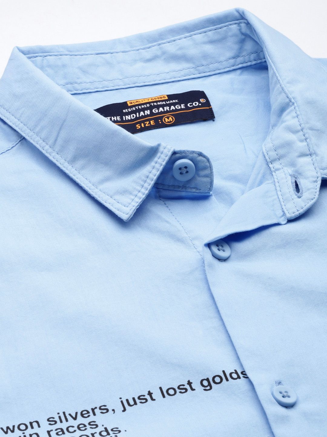 The Indian Garage Co Men Regular Fit Typography Printed Resortwear Shirt