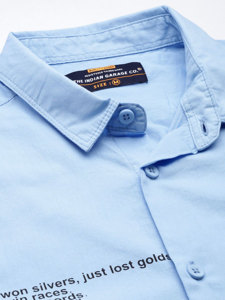 The Indian Garage Co Men Regular Fit Typography Printed Resortwear Shirt