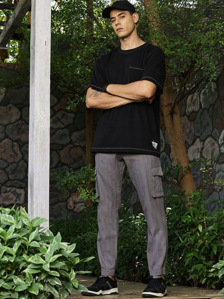 Thomas Scott Men Smart Slim Fit Mid-Rise Cargos Trousers
