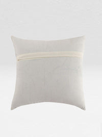 STITCHNEST Teal & Off White Set of 5 Ethnic Motifs Square Cushion Covers