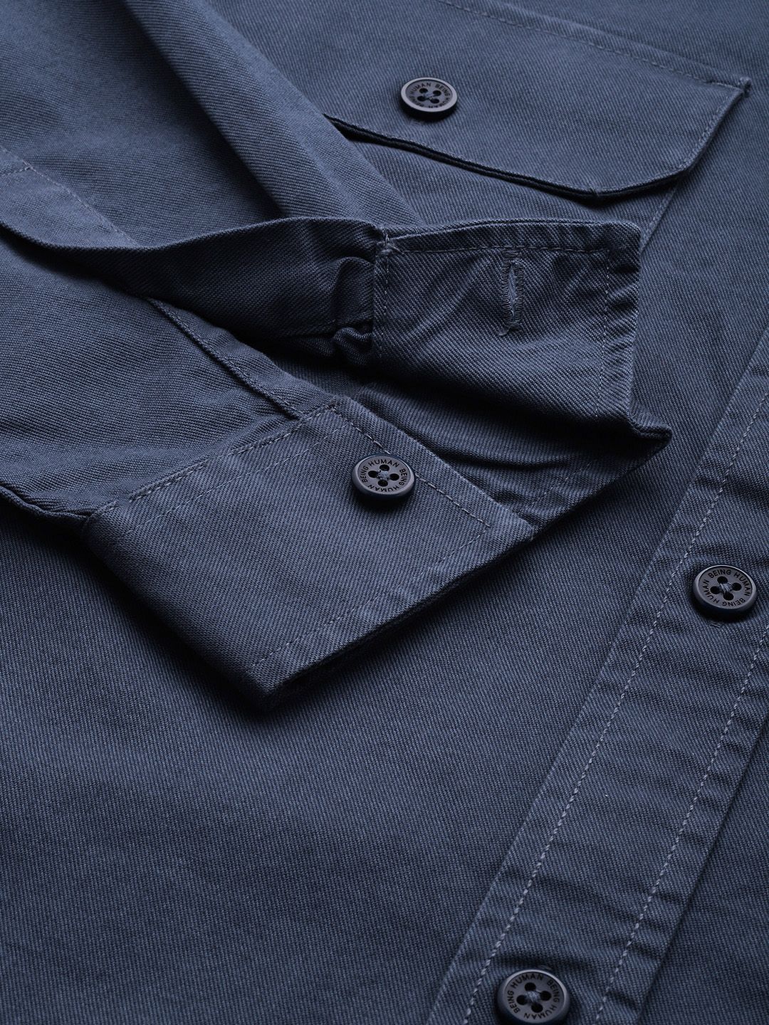 Being Human Pure Cotton Casual Shirt