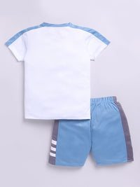 HRX by Hrithik Roshan Boys Printed Rapid Dry T-shirt with Shorts