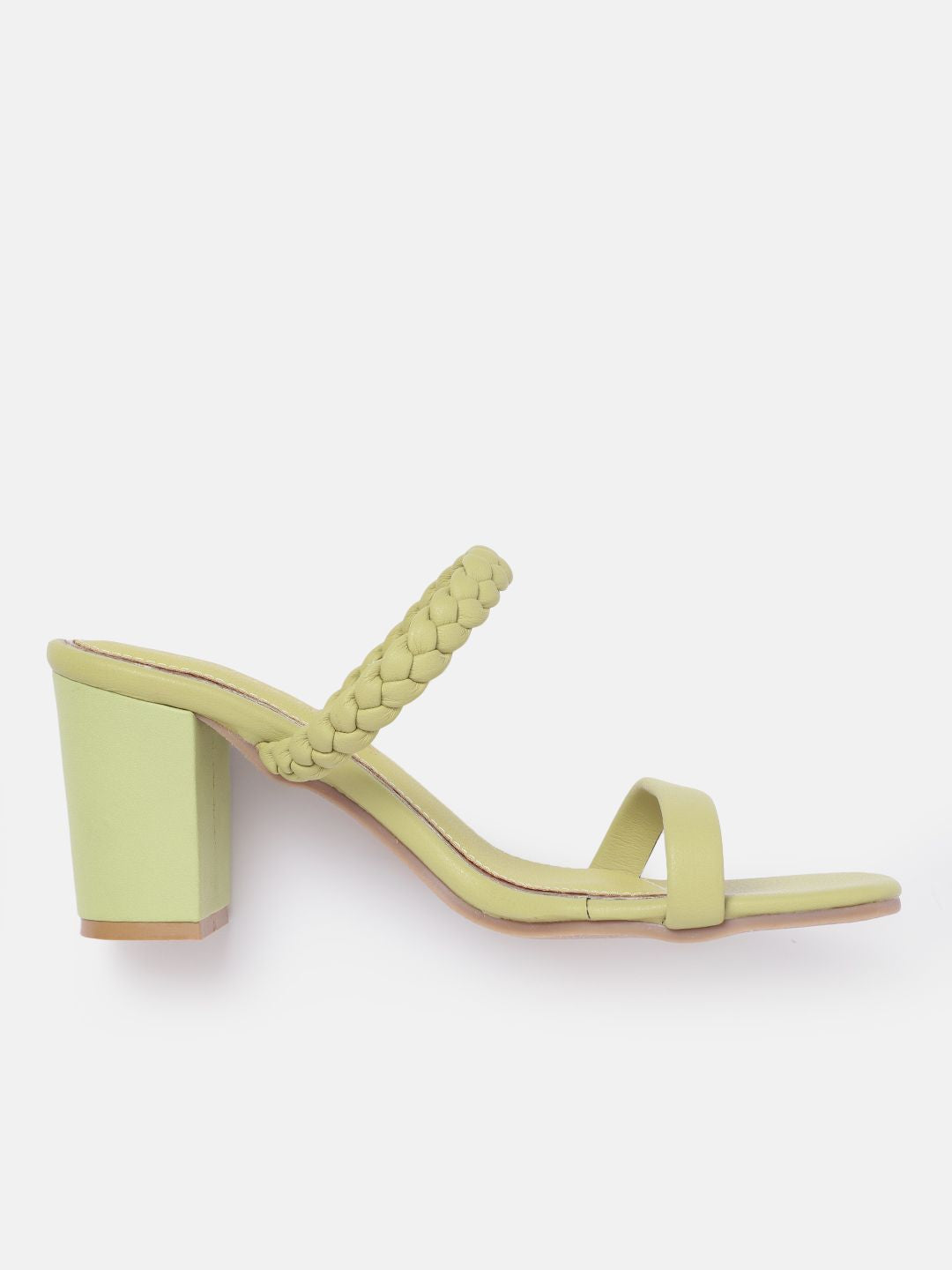 DressBerry Braided Block Sandals