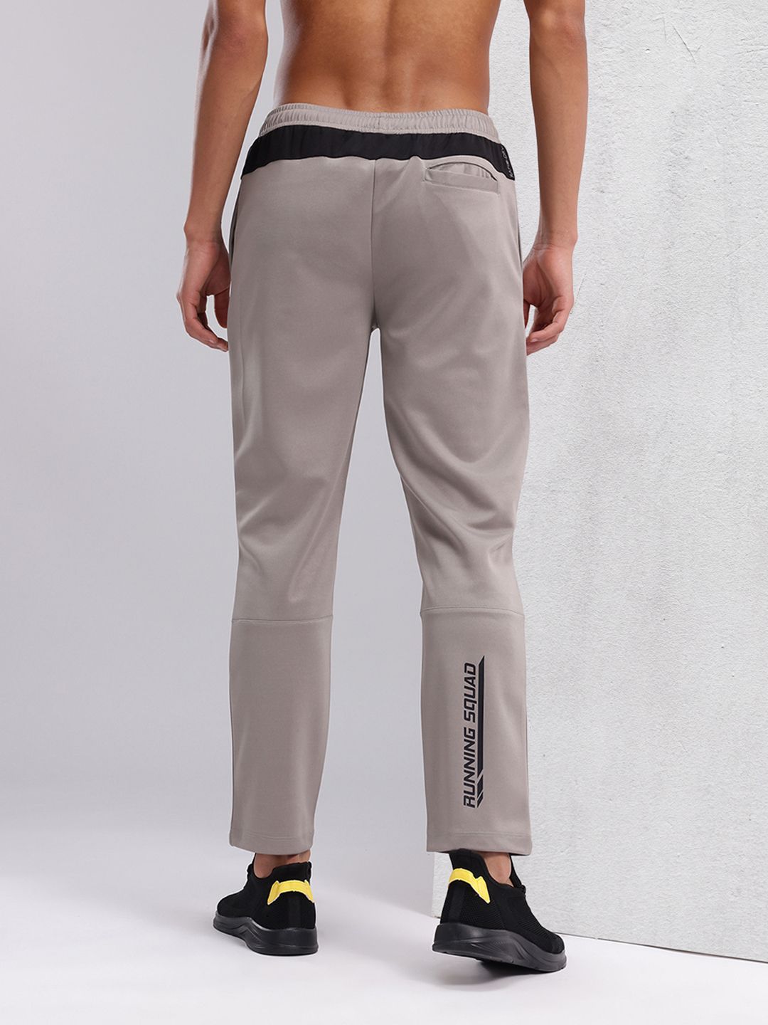 HRX by Hrithik Roshan Men Typography Detail Paneled Rapid-Dry Running Track Pants