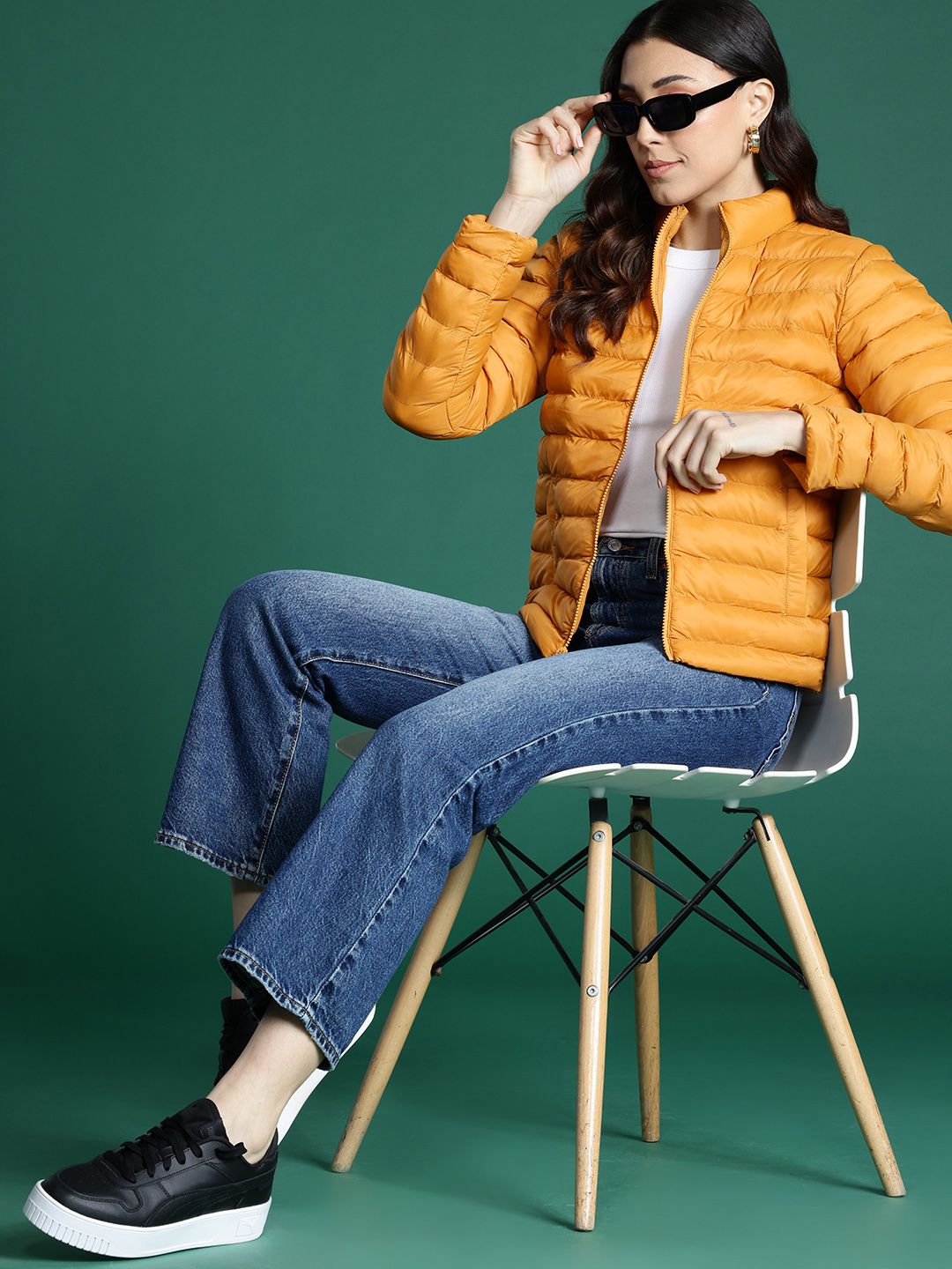DressBerry Mock Collar Puffer Jacket