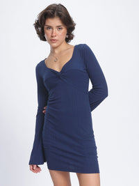 DressBerry Ruched Bodycon Mini Dress