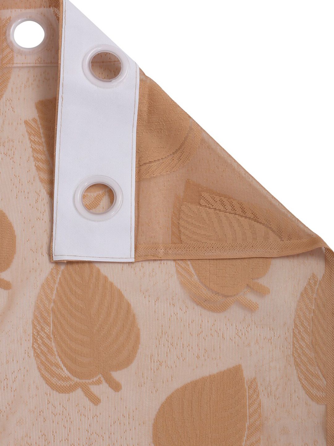 HOSTA HOMES Brown Floral Window Curtain