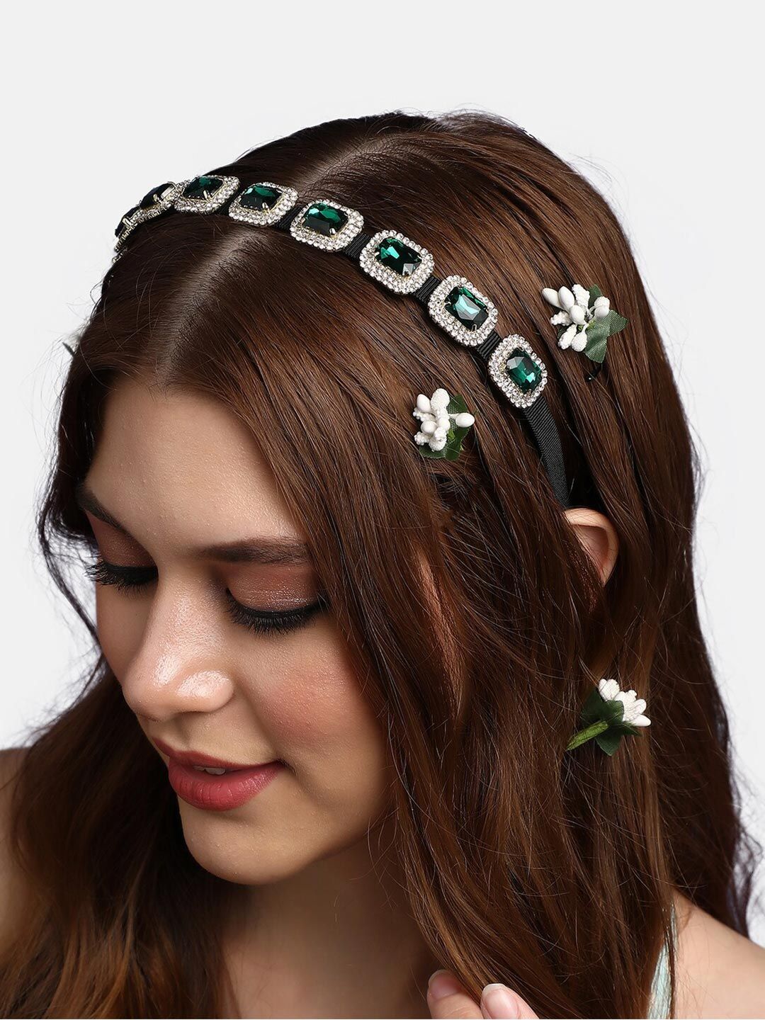 SOHI Women Stone Studded Embellished Hairband