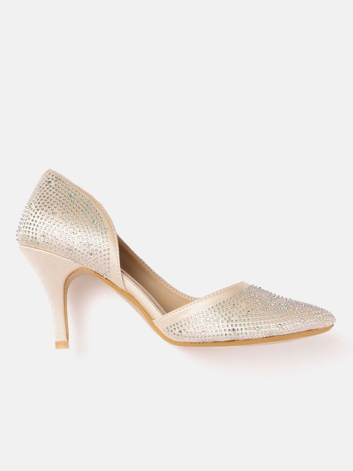 Lino Perros Embellished Party Slim Heeled Pumps
