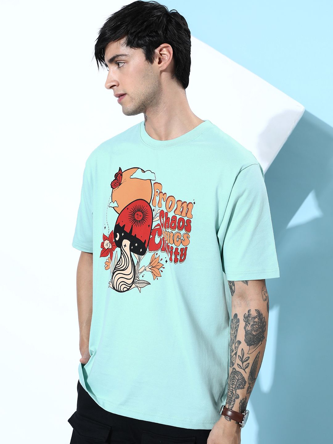DILLINGER Graphic Printed Oversized T-shirt