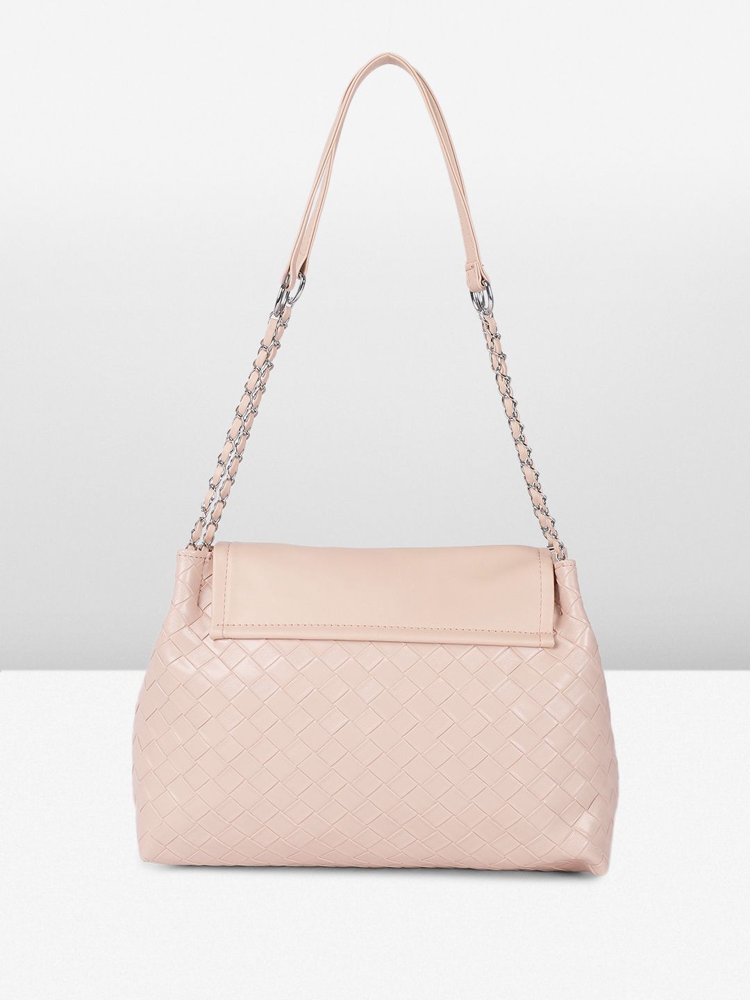 DressBerry Textured Structured Shoulder Bag