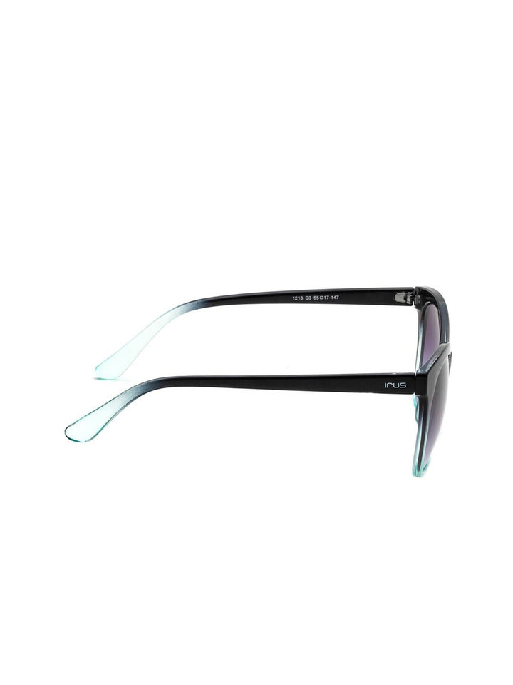 Irus oleh idee wanita cermin mata hitam oval dengan lensa dilindungi UV IRS1218C3SG