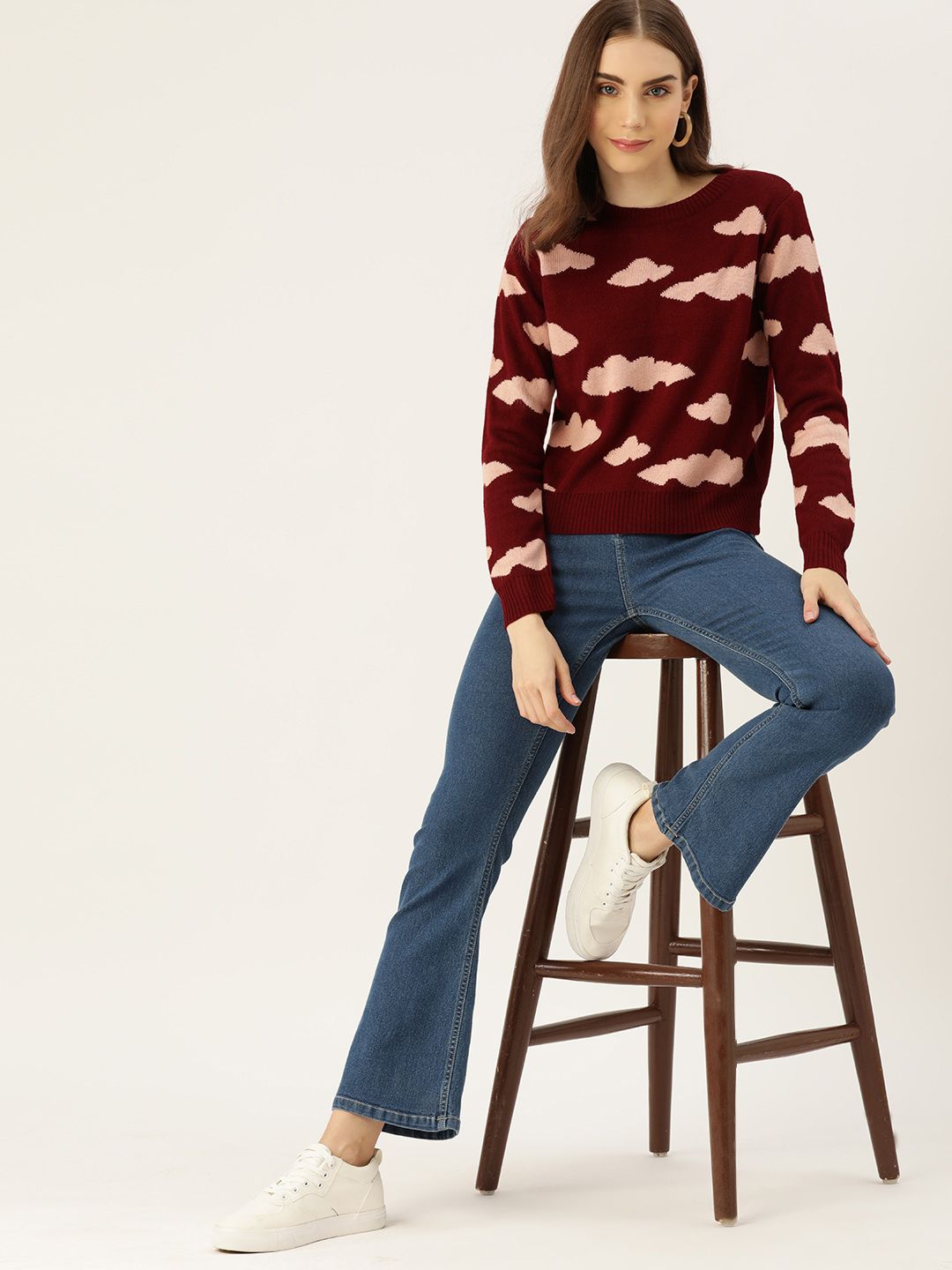 DressBerry Printed Pullover